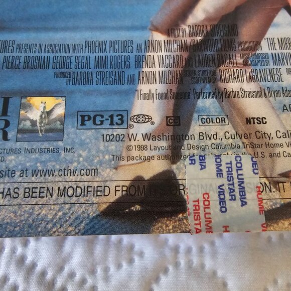 The Mirror Has Two Faces VHS 1998 Romantic Comedy Barbra Streisand  Jeff Bridges - Picture 6 of 7